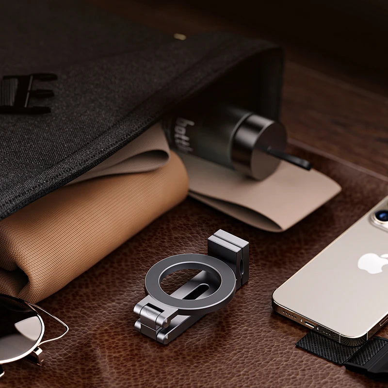 Aluminum Travel Phone Holder - MagSafe & Foldable Mount