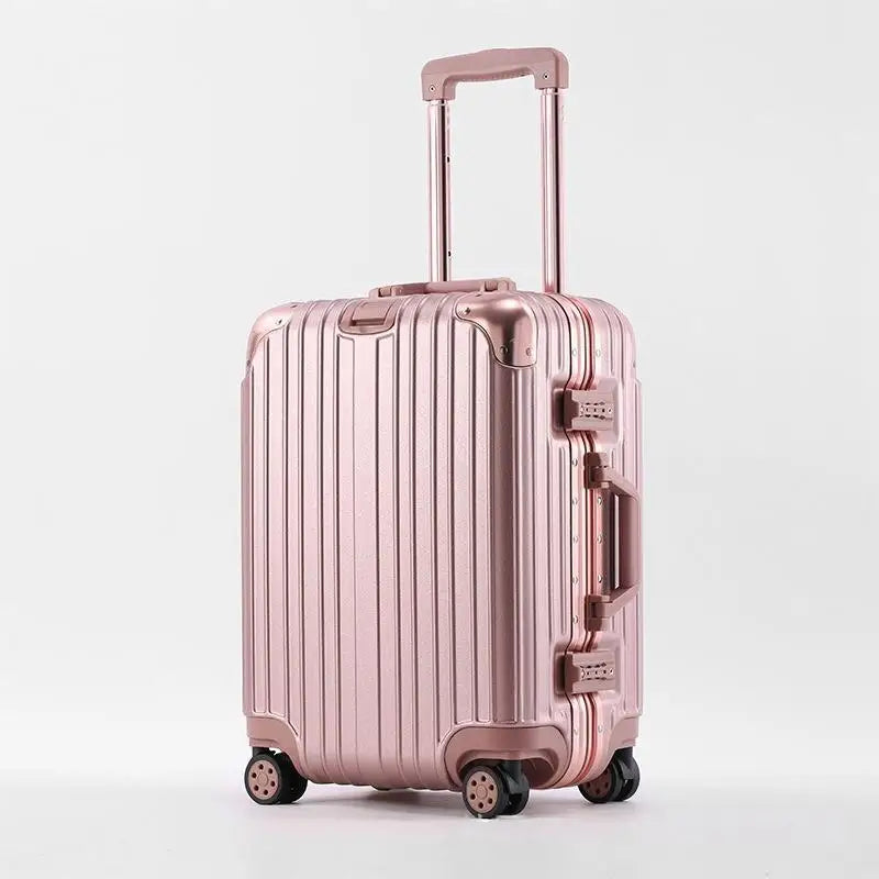 Aluminum - Magnesium Frame & Body Material Minimalistic Design 20" 24" 26" Suitcase